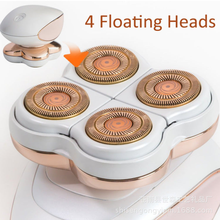 4-head electric hair removal device