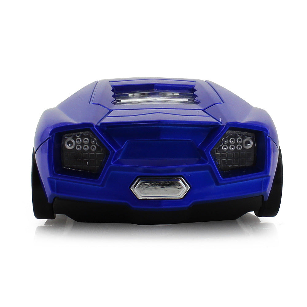 USB wireless car mouse - top view showing button layout