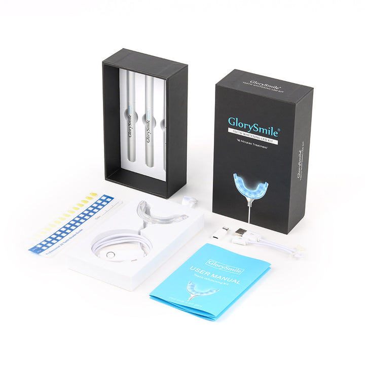 Portable dental whitening device color options