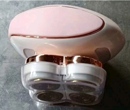 Rechargeable body groomer interchangeable heads
