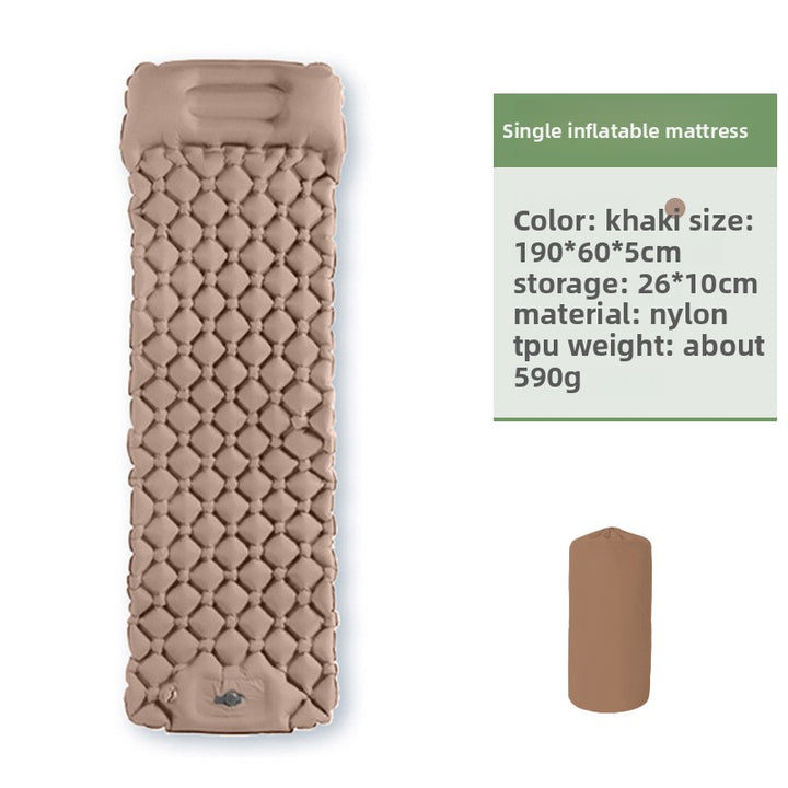 Inflatable Camping Mattress - Portable Outdoor Sleeping Pad