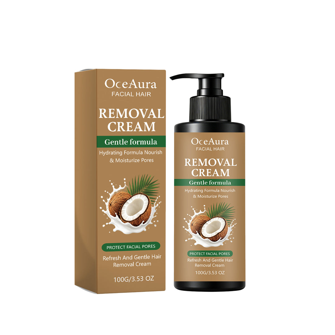Facial hair removal cream gentle formula