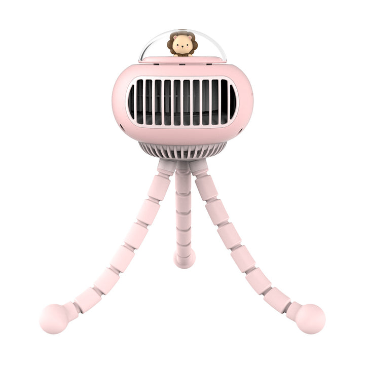 Portable USB Rechargeable Mini Fan - 4-Speed Cooling Fan