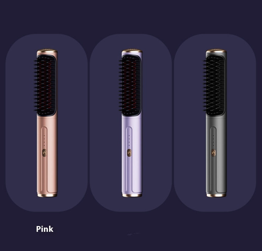 Wireless hair comb color options and size