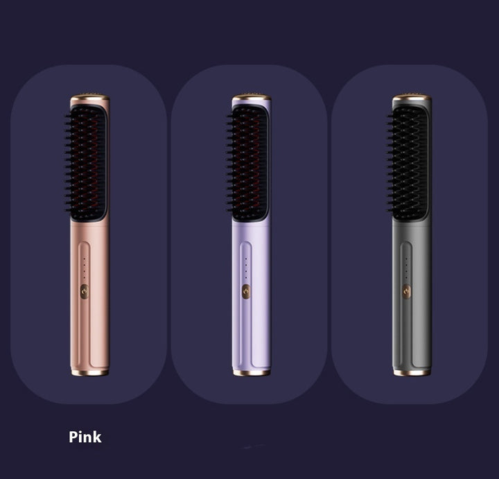 Wireless hair comb color options and size