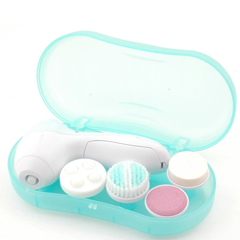 Facial cleansing brush attachments set