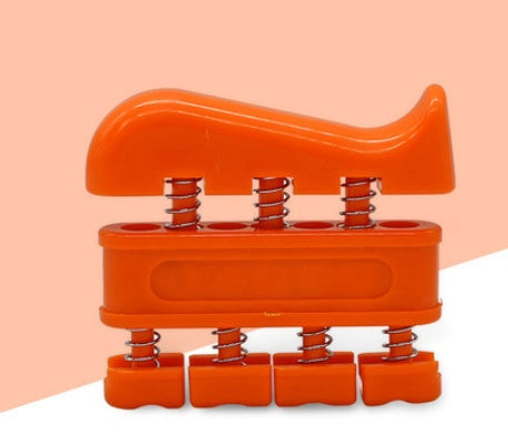 Hand grip strengthener in use