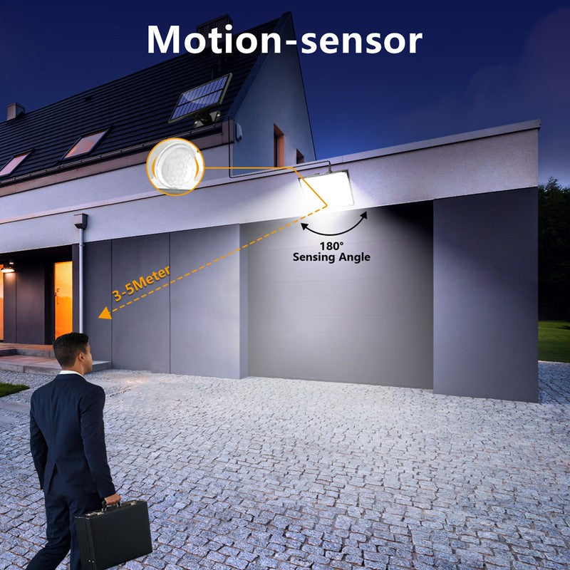 Solar wall light motion sensor modes