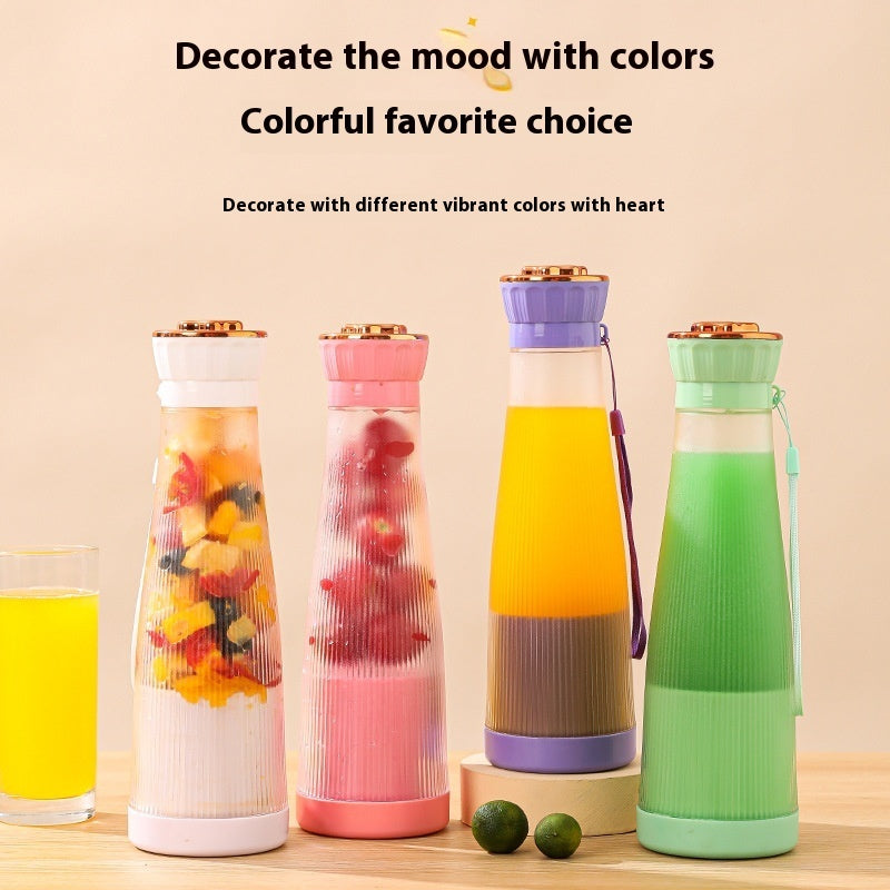 Portable electric juicer blender cup