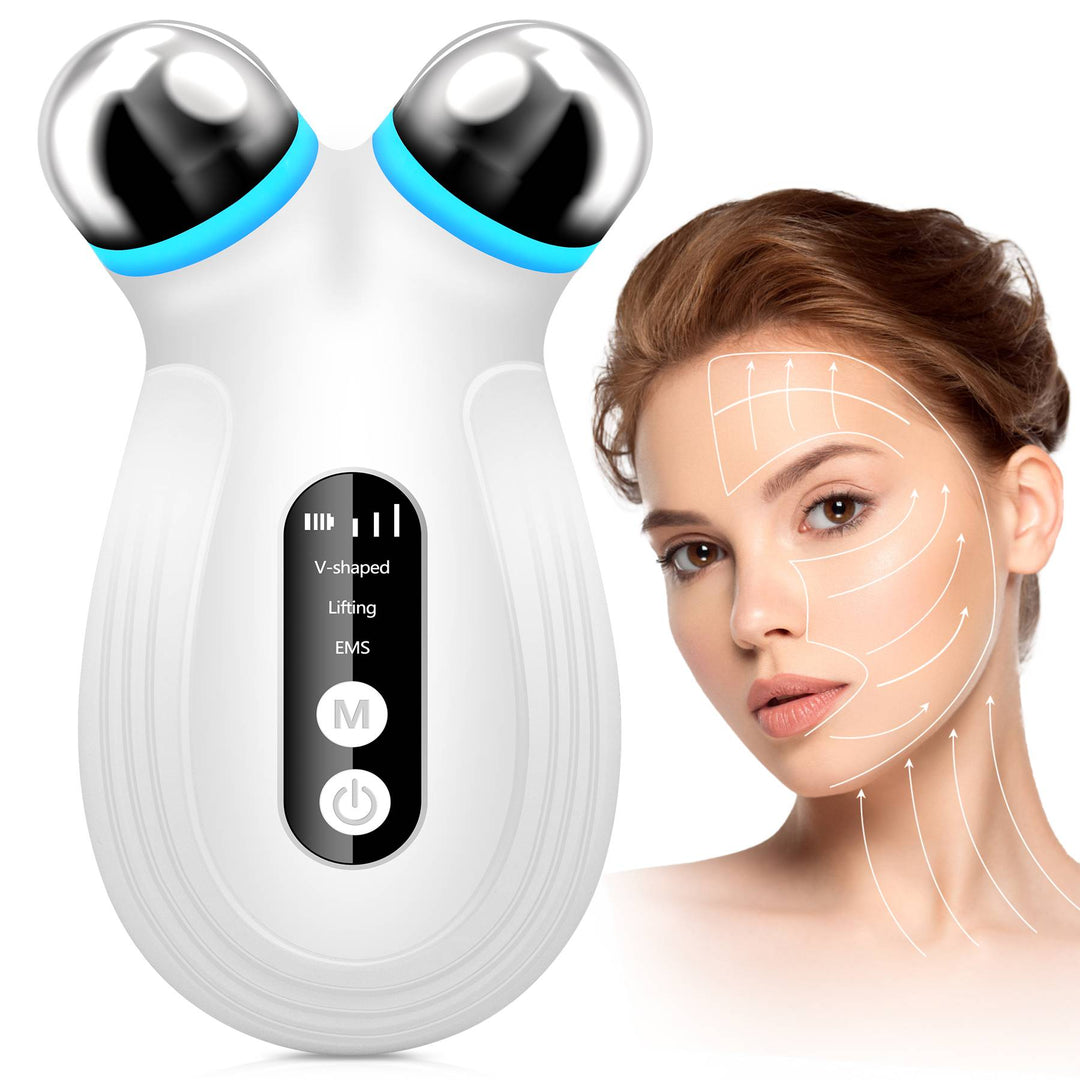 Microcurrent anti-aging facial device wand
