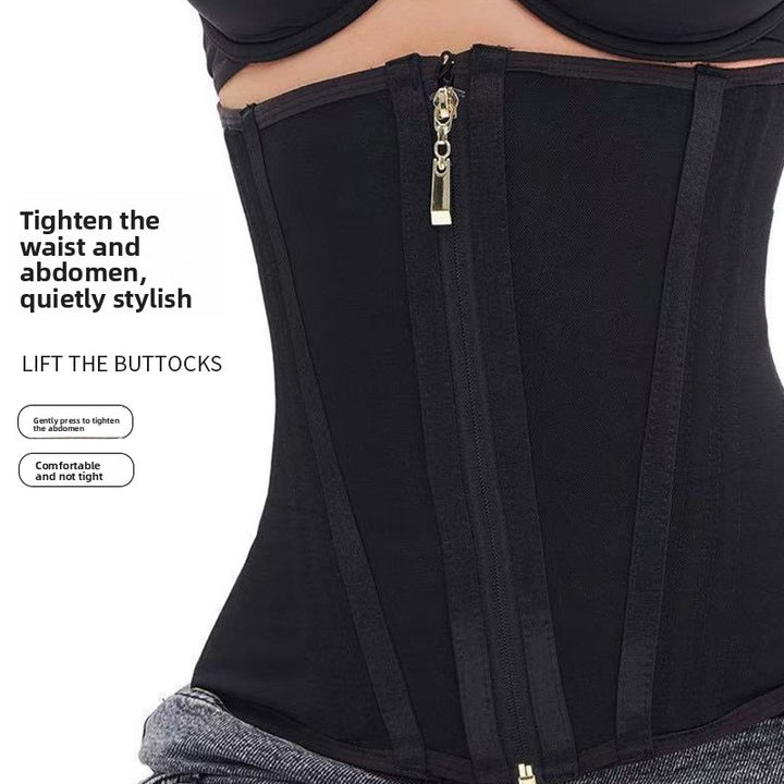 Waist trainer support belt compression