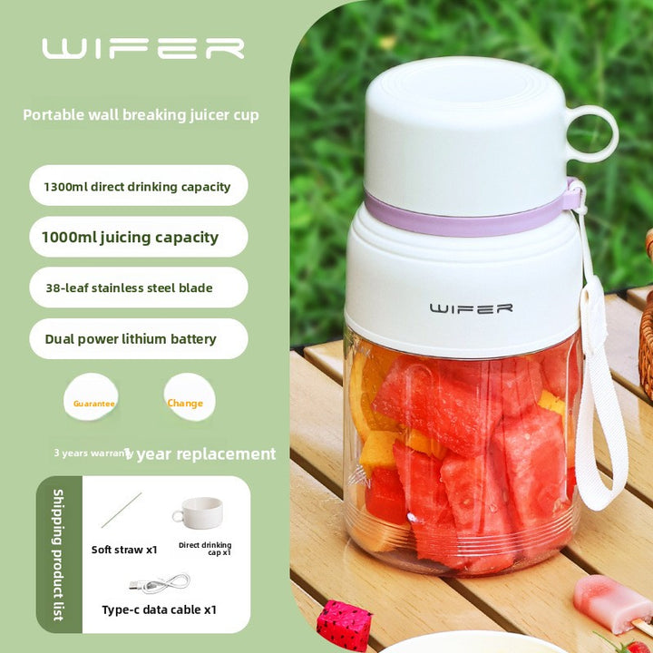 Mini USB Rechargeable Blender - High-Speed Portable Juicer