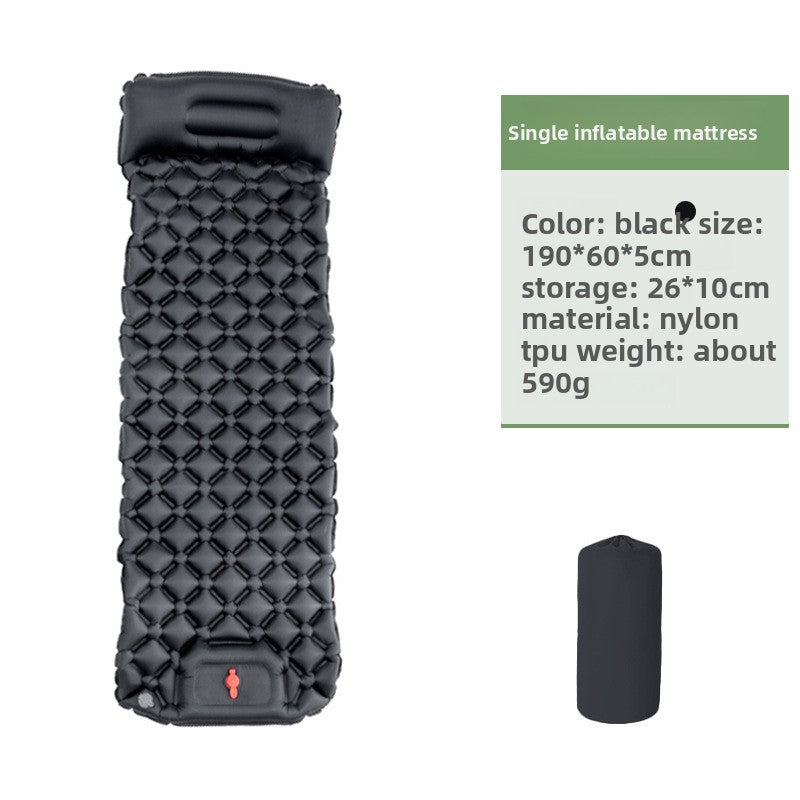Inflatable Camping Mattress - Portable Outdoor Sleeping Pad