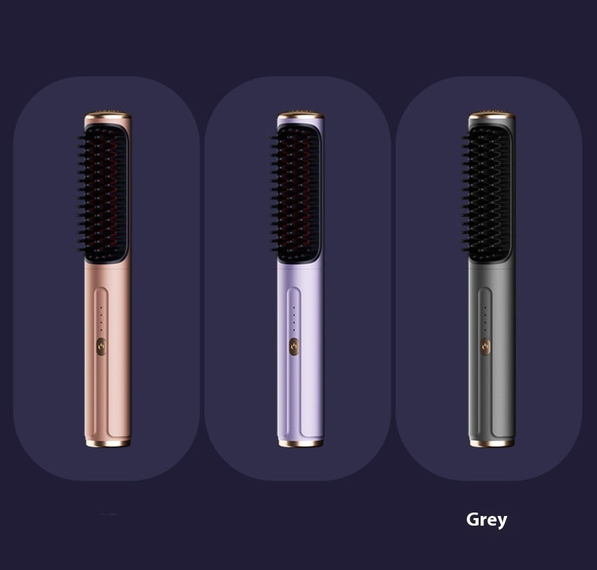 Anion straightener comb cordless design