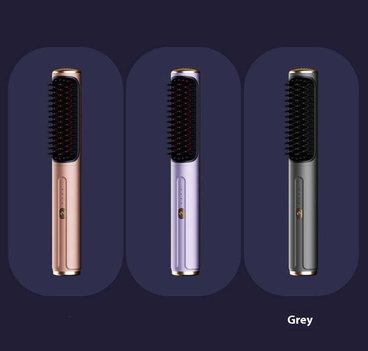 Anion straightener comb cordless design