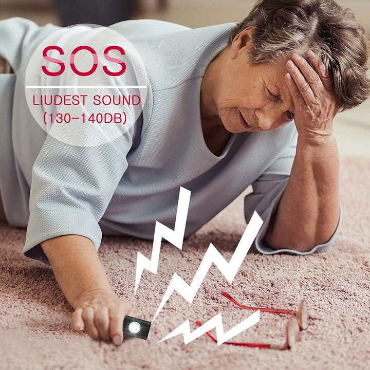 SOS LED siren alarm size
