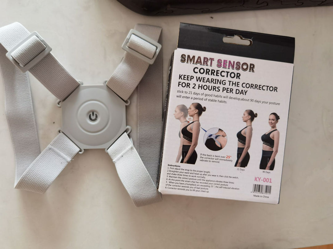 Posture corrector real-time assessment display