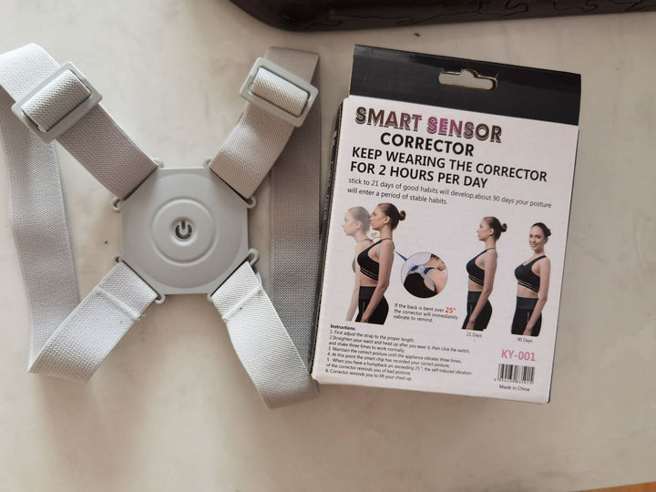 Posture corrector real-time assessment display