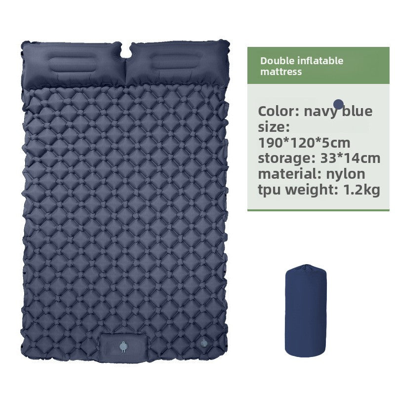 Inflatable Camping Mattress - Portable Outdoor Sleeping Pad