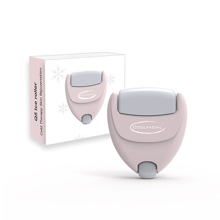 2-in-1 heart ice roller pink design