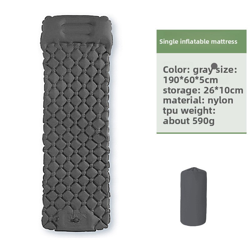 Inflatable Camping Mattress - Portable Outdoor Sleeping Pad