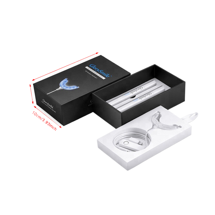 Teeth whitening gel and device set