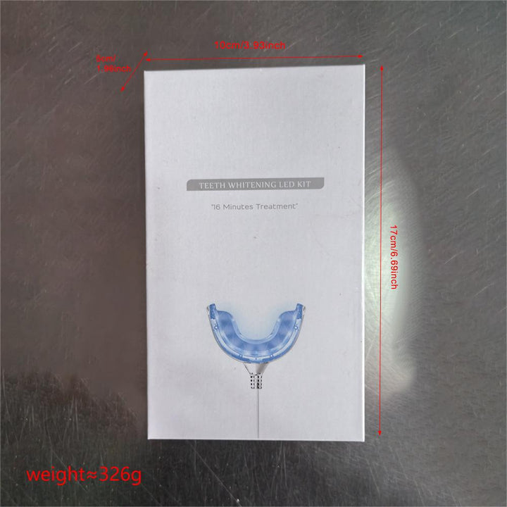 Portable whitening kit results demonstration