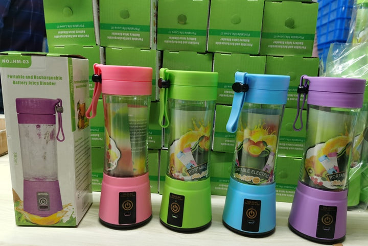 Mini juicer blender USB cable and box