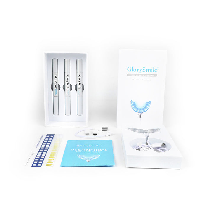 Whitening kit mint gel formula included