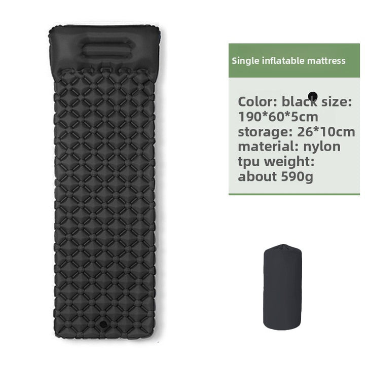 Inflatable Camping Mattress - Portable Outdoor Sleeping Pad
