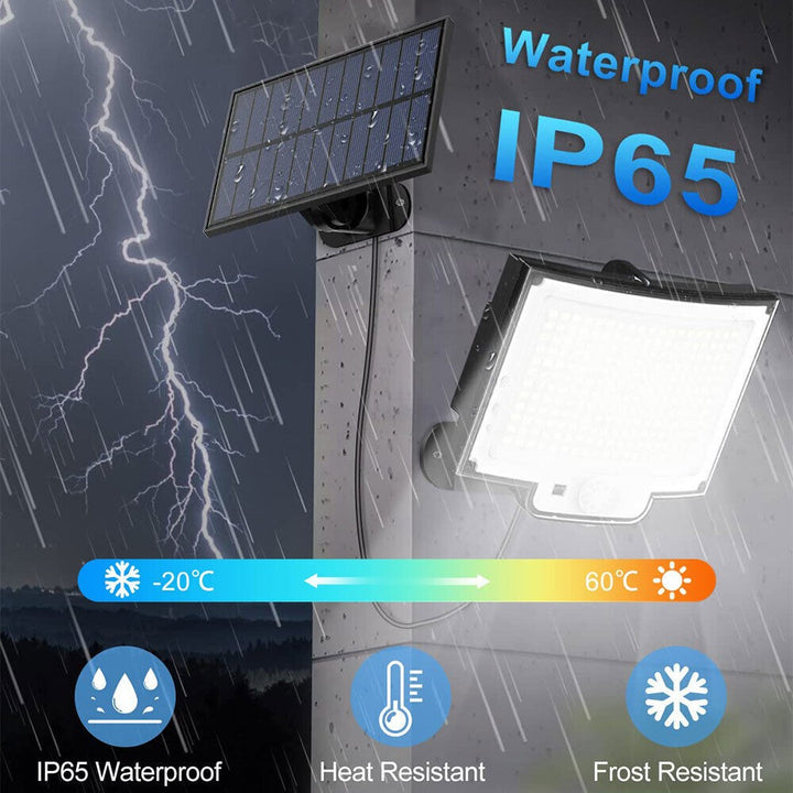 222 LED solar light panel and remote